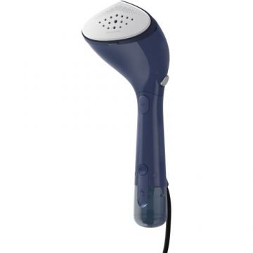 Aparat de călcat vertical portabil Philips STH7020/20 Seria 7000, 1500W, debit de abur 28 g/min, Rezervor de apă detașabil de 100 ml, Talpă OptimalTEMP, 30sec. Încălzire, Cap reglabil, 2 nivele de abur, Greutate 870 g, Husă