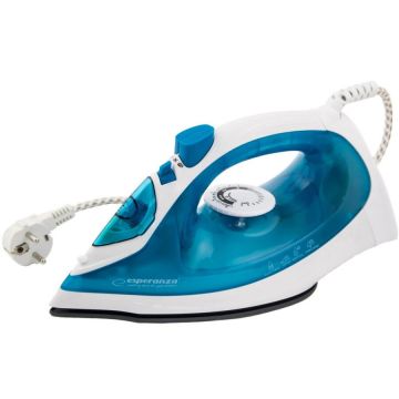 ESPERANZA Fier de calcat Esperanza Glider, 2200 W, Albastru / Alb