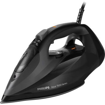 Fier de calcat Philips HV Seria 7500 DST7511/80, 3200 W, 0.3 L, Abur 55 g/min, Negru