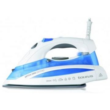 Fier de calcat Taurus Artica 2800 Zaffiro, Talpa Zefir, 2800W, 0.35l (Alb-Albastru) Fier de calcat Taurus Artica 2800 Zaffiro, Talpa Zefir, 2800W, 0.35l (Alb-Albastru)
