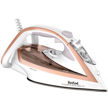 Fier de calcat Tefal Turbo Pro Anti-calc FV5687E0, 2800 W Fier de calcat Tefal Turbo Pro Anti-calc FV5687E0, 2800 W