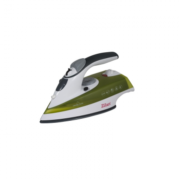 Fier de calcat Zilan ZLN-8082, 2200 W,  Talpa ceramica, Calcare cu aburi si uscata, Functie autocuratare, Verde
