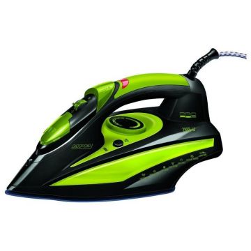 MPM MPM Fier de calcat MPM MZE-04, alb/verde Putere: 2800 W Talpa ceramica Jet de abur: 20g/minut