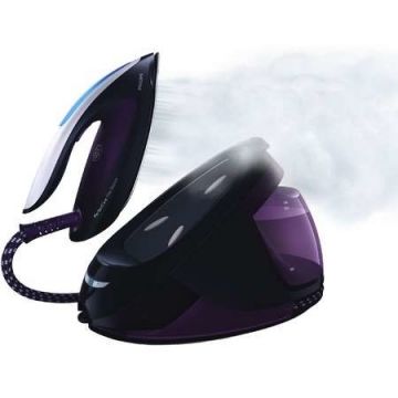 Philips Statie de calcat Philips PerfectCare Elite GC9650/80, Talpa T-ionicGlide, 2400W, 450 g/min, 7.5 bar (Negru-Mov)