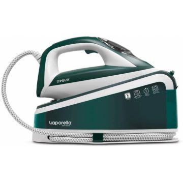 Statie de Calcat Polti Vaporella Express VE 30.20, Talpa Ceramica, 2200 W, 1.6 l, 8 BAR, 240 gr min, Alb Verde