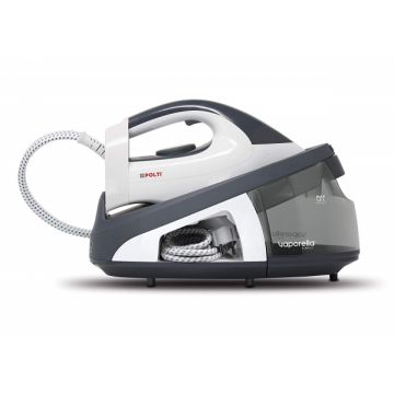 Statie de Calcat Polti Vaporella Simply VS20.20, Talpa Ceramica, 2200 W, 1.5 l, 6.5 BAR, 120 gr min, Alb Gri