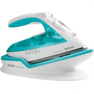 Tefal Fier de calcat fara fir Tefal Freemove Air FV6520E0, 2400W, alb/turcoaz Tefal Fier de calcat fara fir Tefal Freemove Air FV6520E0, 2400W, alb/turcoaz