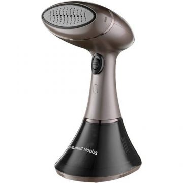 Aparat de calcat vertical cu abur Russell Hobbs Steam Genie Aroma 28040-56, 1800 W, 32 g/min, 200 ml, Bronz