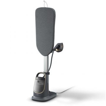 Aparat de calcat vertical PHILIPS Seria 8500 All In One AIS8540/80, 2200 W, 300 g/min, 1200 ml (Gri/Auriu)