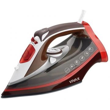 Fier de calcat cu abur Vivax IR-2201CC, Putere 2200 W, termostat reglabil, rezervor de apa 380mL control abur 15-30g /min