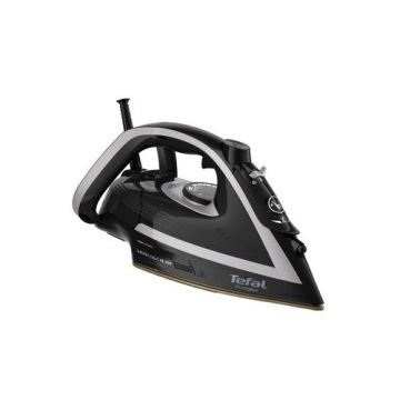 Fier de calcat Tefal Puregliss FV8062E0, 3000 W, 0.27 l, Talpa Durilium AirGlide Autoclean, Jet de abur 270 g/min (Negru/Gri)