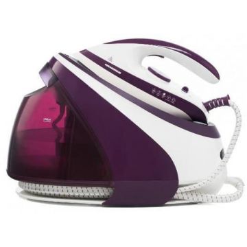 Statie de calcat Heinner HIS-D3007IX, Talpa ceramica, 7 bar, 1.8L, 3000W (Alb/Mov)