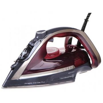 Tefal Fier de calcat Tefal Ultragliss Plus FV6840E0, 2800W, jet de abur 260 g/min, abur variabil 0-50 g/min, colector anticalcar, oprire automata, gri/visiniu