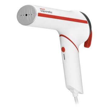 Aparat Portabil de Calcat Vertical cu Abur Vaporella GSM50R, 800 W, incalzire 30 sec, emisie abur 16 g min (Alb/Rosu)