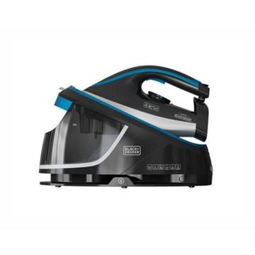 Black & Decker Fier de Călcat cu Aburi Black & Decker ES9180260B, 2400W cu Talpă Ceramică și Debit Continu de Abur 120g/min