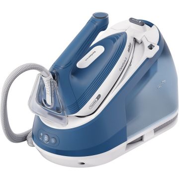 BRAUN Statie de calcat Braun CareStyle 3 IS3255BL, 2200W, 7 bari, abur variabil 130g/min, jet de abur 480g/min, rezervor detasabil 1.8L, tehnologie Eco iCare, tehnologie FreeGlide, talpa EloxalPlus, sistem decalcifiere Easy CalcClean, oprire automata, al