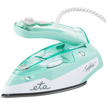Eta Fier de calcat pentru voiaj ETA Sophia 1271 90000, 1100 W, talpa ceramica, 80 ml, 50 g/min, Verde