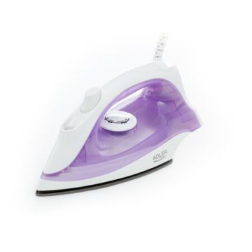 Fier de Calcat cu Aburi AD 5019 Rezervor Apa 100ML Putere 1600W Alb/Mov