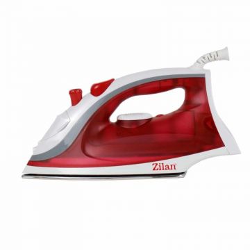 Fier de Calcat, Putere 1600W, Talpa Inox, Alb / Rosu