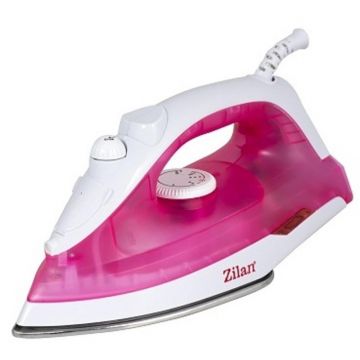 Fier de Calcat, Talpa Inox, Capacitate 180 ml, Putere 1600W, Alb/Roz