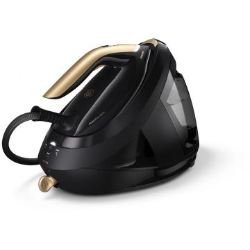 Philips Staţie de călcat cu abur Philips PerfectCare Seria 8000, 2700W, jet de abur continuu, talpa SteamGlide Elite, OptimalTemp, rezervor 1.8L, Easy De-Calc Plus, oprire automata, negru