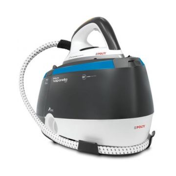 Statie de Calcat Polti Vaporella Next VN18.20, Talpa Aluminiu, 2200 W, 1.3 l, 6.5 BAR, Inchidere Automata (Alb/Albastru)