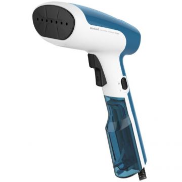 Tefal Aparat de calcat vertical Tefal Access Steam First DT6130E, 1300 W, 70 mL, Alb/Albastru